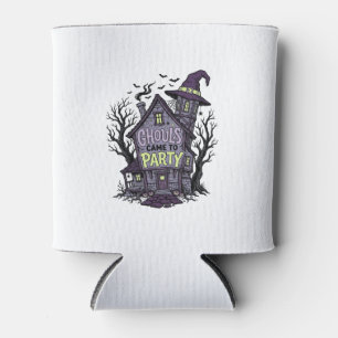 Porta-lata Camisa de Casa Assombrada Fofa Festa de Halloween 