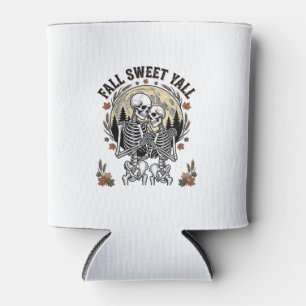 Porta-lata Camisa de Casal Esqueleto Outono Gravura Vintage O