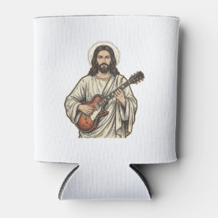 Porta-lata Camisa de Desenho de Gravura de Guitarrista Sagrad
