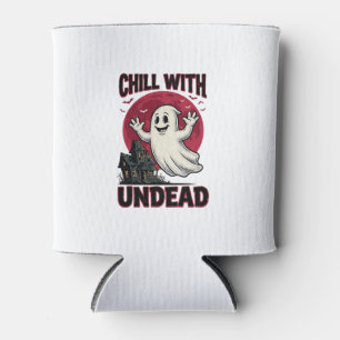 Porta-lata Camisa de Fantasma de Halloween Design de Zumbi As