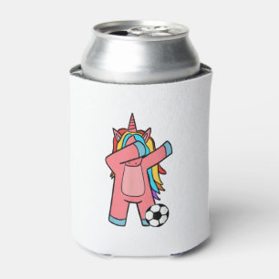 Porta-lata Camisa de Futebol Feminino Unicórnio de Futebol Fe