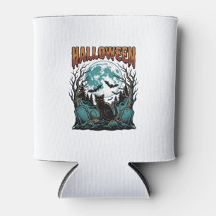 Porta-lata Camisa de Gravura Vintage Cemitério de Gatos de Ha