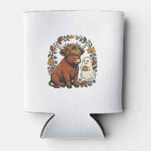 Porta-lata Camisa de Gravura Vintage de Vaca das Terras Altas