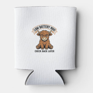 Porta-lata Camisa de Humor Offline Engraçada Vaca das Terras