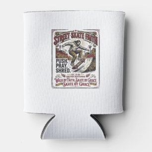 Porta-lata Camisa de Jesus Skate Longboard Cristão