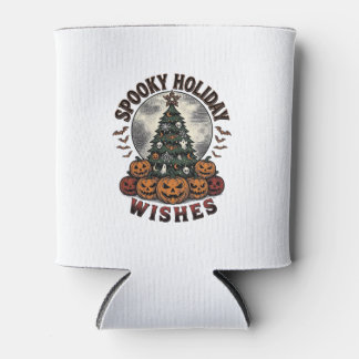 Porta-lata Camisa de Natal de Halloween Árvore de Abóbora Vin