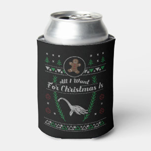 Porta-lata Camisa De Natal Do Monstro Da Loch Ness