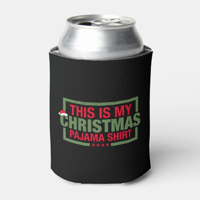 Porta-lata Camisa de Natal engraçada (Can Front)