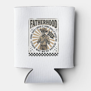 Porta-lata Camisa de Pai Cowboy Esqueleto Vintage Paternidade