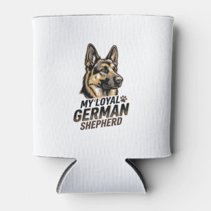 Porta-lata Camisa de Pastor Alemão Gravação Vintage Amante de