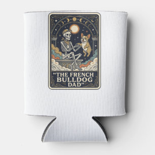 Porta-lata Camisa de Tarot de Esqueleto Vintage do Papai Bull