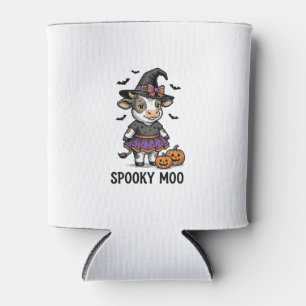 Porta-lata Camisa de Vaca de Halloween Arte de Gravura de Vac