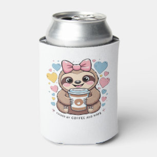 Porta-lata Camisa do café verde-café � Engraçada com Co