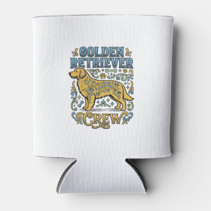 Porta-lata Camisa do Golden Retriever Com Arte Vintage de Ama