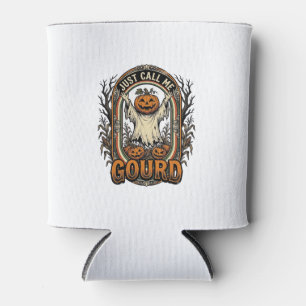 Porta-lata Camisa engraçada de abóbora Gravura vintage Hallow