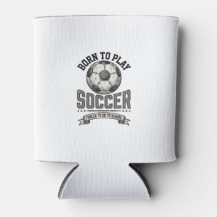 Porta-lata Camisa Escolar de Futebol Antigo Nasce Para Jogar