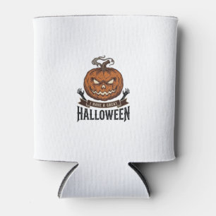 Porta-lata Camisa Gótica de Abóbora de Halloween Vintage Desi