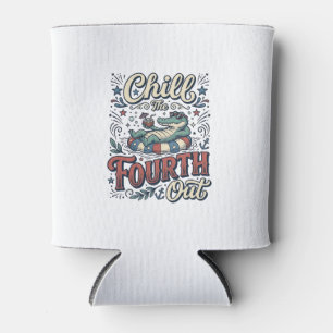 Porta-lata Camisa Patriótica de Jacaré Esfrie o Quarto Des
