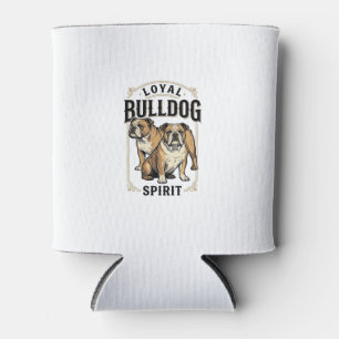 Porta-lata Camisa Vintage Bulldog Camiseta de Gravura de Bull