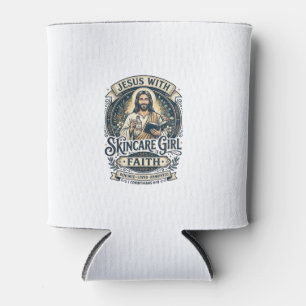 Porta-lata Camisa Vintage de Cuidados com a Pele Esteticista 