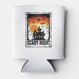 Porta-lata Camisa Vintage de Halloween Casa Assombrada Noite 