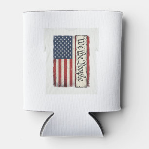 Porta-lata Camisa Vintage We the People Flag Patriótica Desig