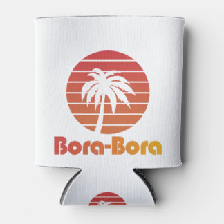 Porta-lata Camiseta Bora Bora para viagem, férias e feriados