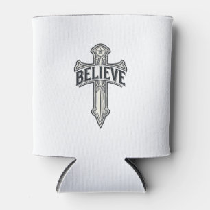 Porta-lata Camiseta Cristã Âncora da Minha Alma Jesus Cristo