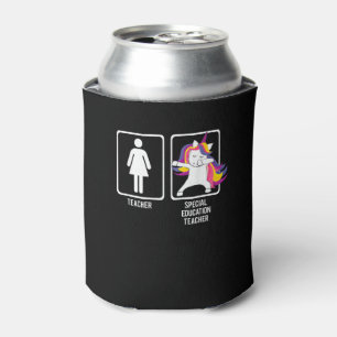 Porta-lata Camiseta de Professor de Educação Especial Unicórn