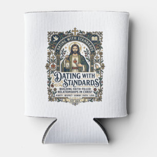 Porta-lata Camiseta Humor Relacionamento Cristão Encontro Jes