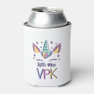 Porta-lata Camiseta Kids VPK Girl First Day Little Miss VPK