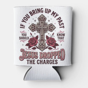 Porta-lata Camiseta Vintage Cruz Jesus Retirou As Acusações