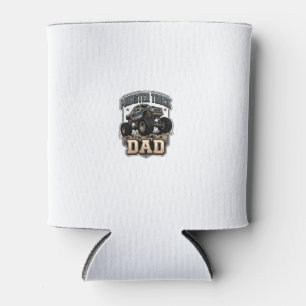 Porta-lata Camiseta Vintage de Design Vetorial Pai de Caminhã