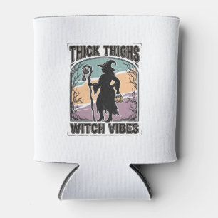 Porta-lata Camiseta Vintage de Halloween de Vibrações de Brux