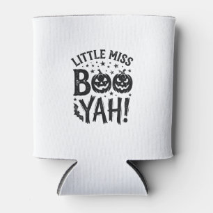 Porta-lata Camiseta Vintage de Halloween Little Miss Boo Yah