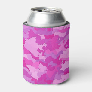Porta-lata Camo cor-de-rosa