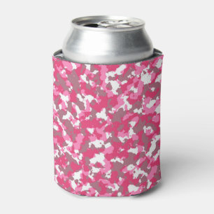 Porta-lata Camo cor-de-rosa