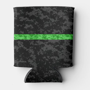 Porta-lata Camo de linha verde fina