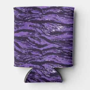 Porta-lata Camo listrado roxo