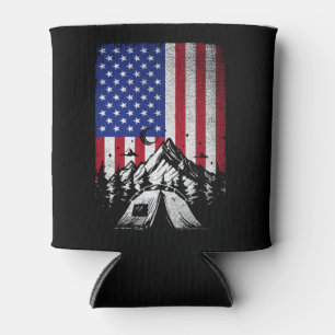 Porta-lata Campanha Engraçado Caminhando Bandeira Americana