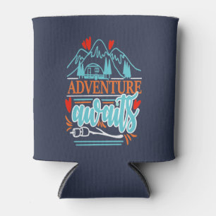 Porta-lata Camper Trailer Camping Mountain Outdoor Adventure