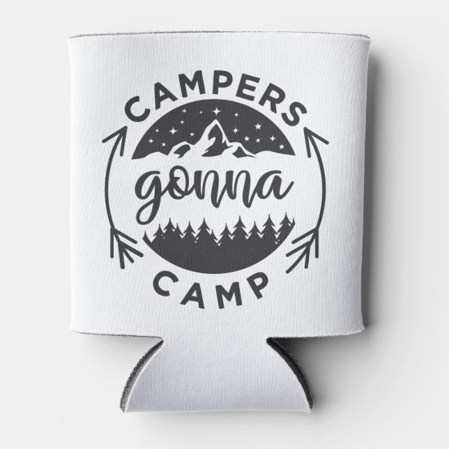 Porta-lata Campers vão acampar em um (Frente)
