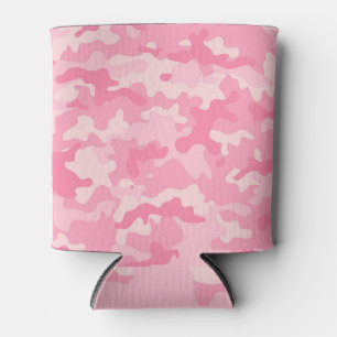 Porta-lata Camuflagem cor-de-rosa: textura perfeita entre as