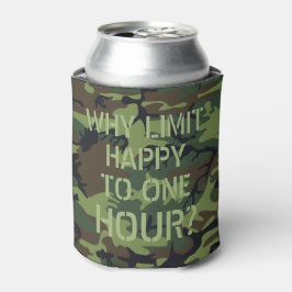 Porta-lata Camuflagem Por Que Limitar a Felicidade a Uma Hora
