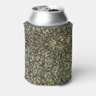 Porta-lata Camuflagem Verde na Moda