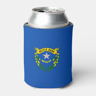 Porta-lata Can Cooler com a bandeira do Estado de Nevada, EUA