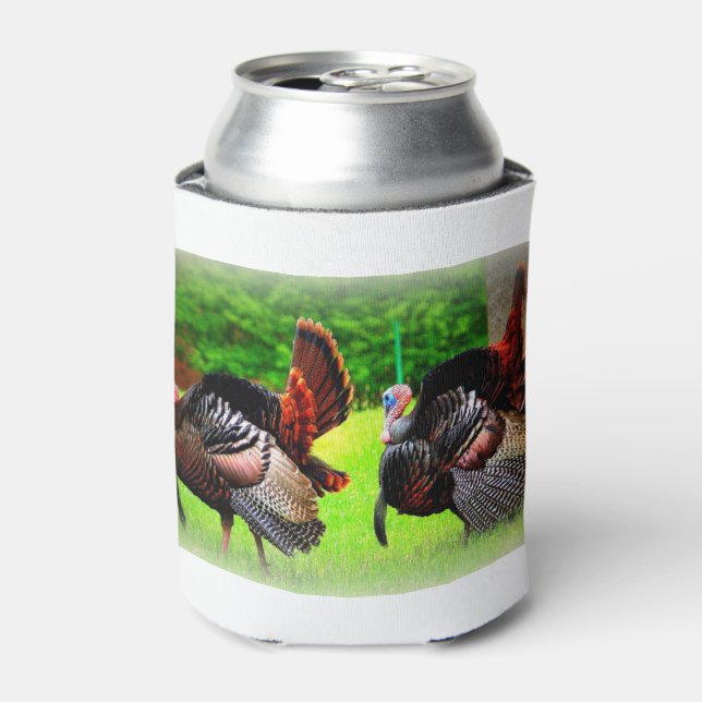 Porta-lata Can Cooler, Impressão de Turquia, cerveja gelada,  (Can Front)