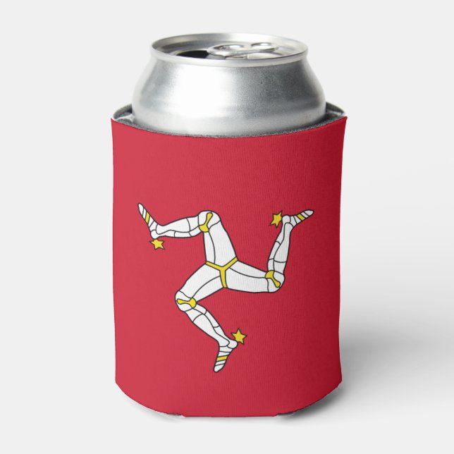 Porta-lata Can Cooler with Isle of Man flag, Reino Unido (Can Front)