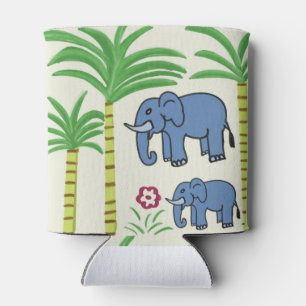 Porta-lata cana-de-açúcar e elefante