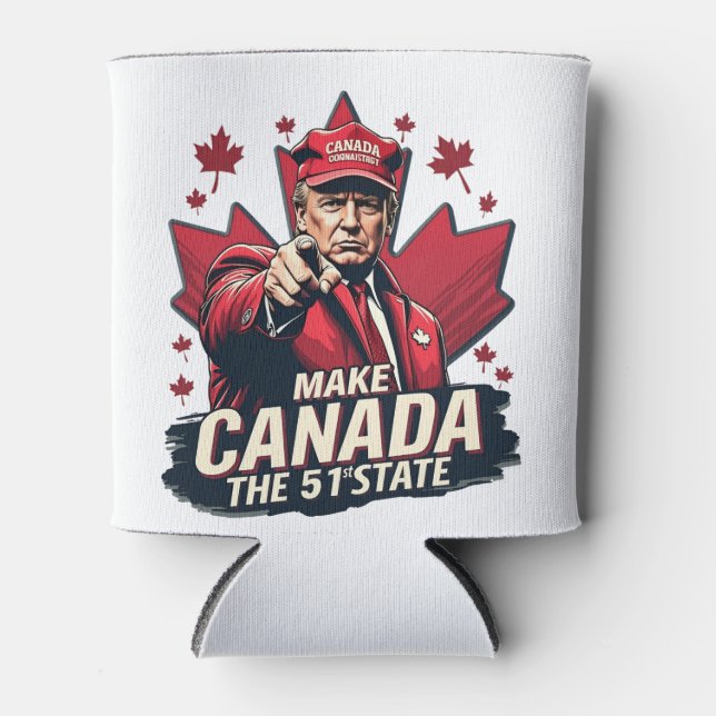 Porta-lata Canadá, a 51 ruas State Trump Canadense (Frente)